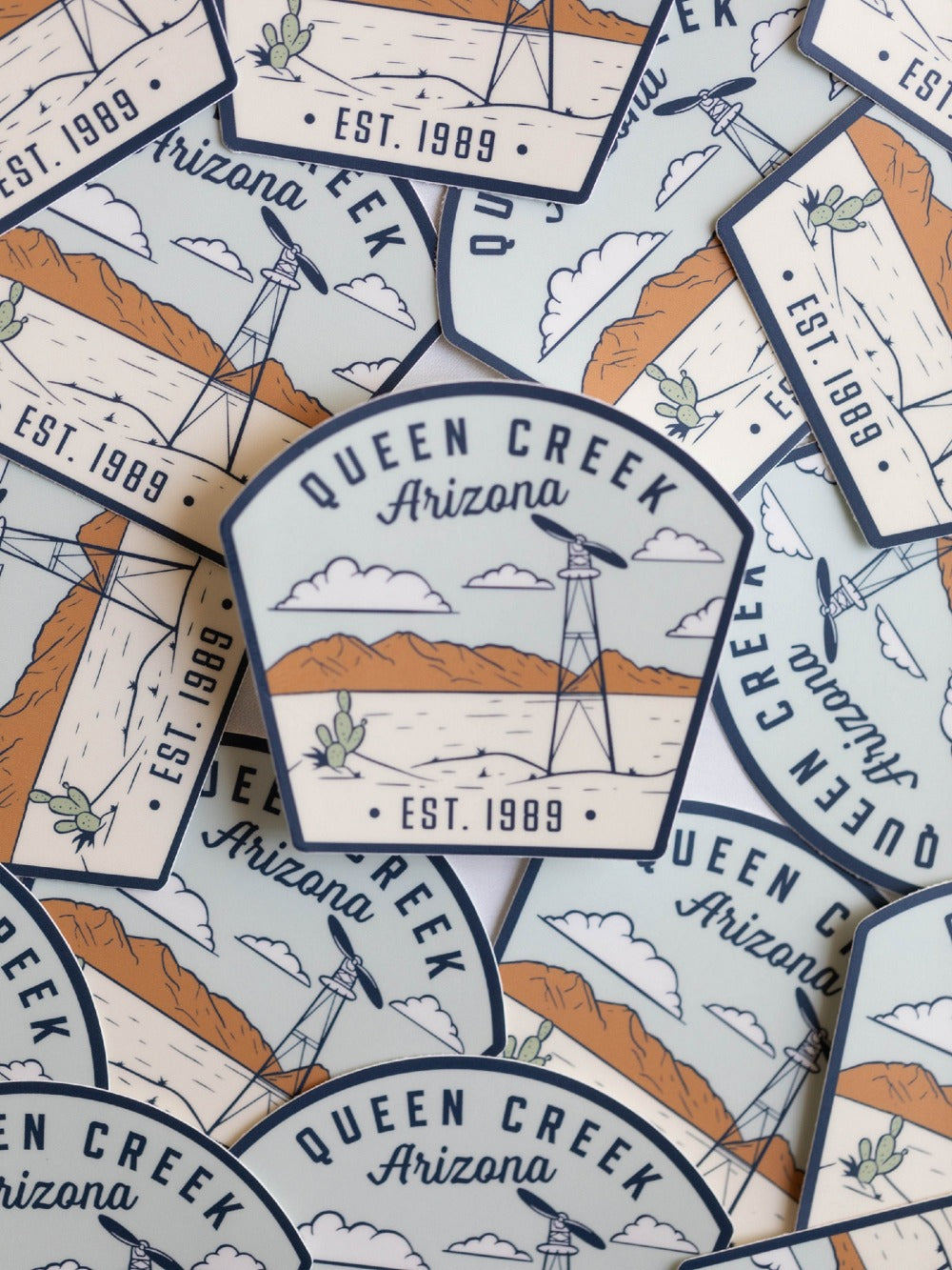 Queen Creek Vinyl Sticker