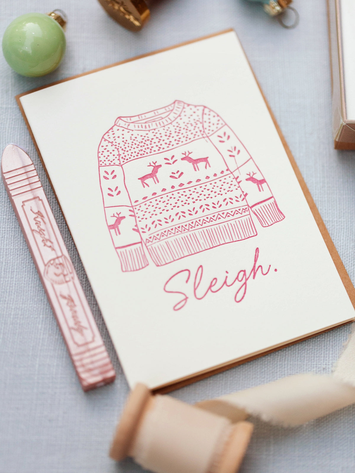 Sleigh Letterpress Box Set