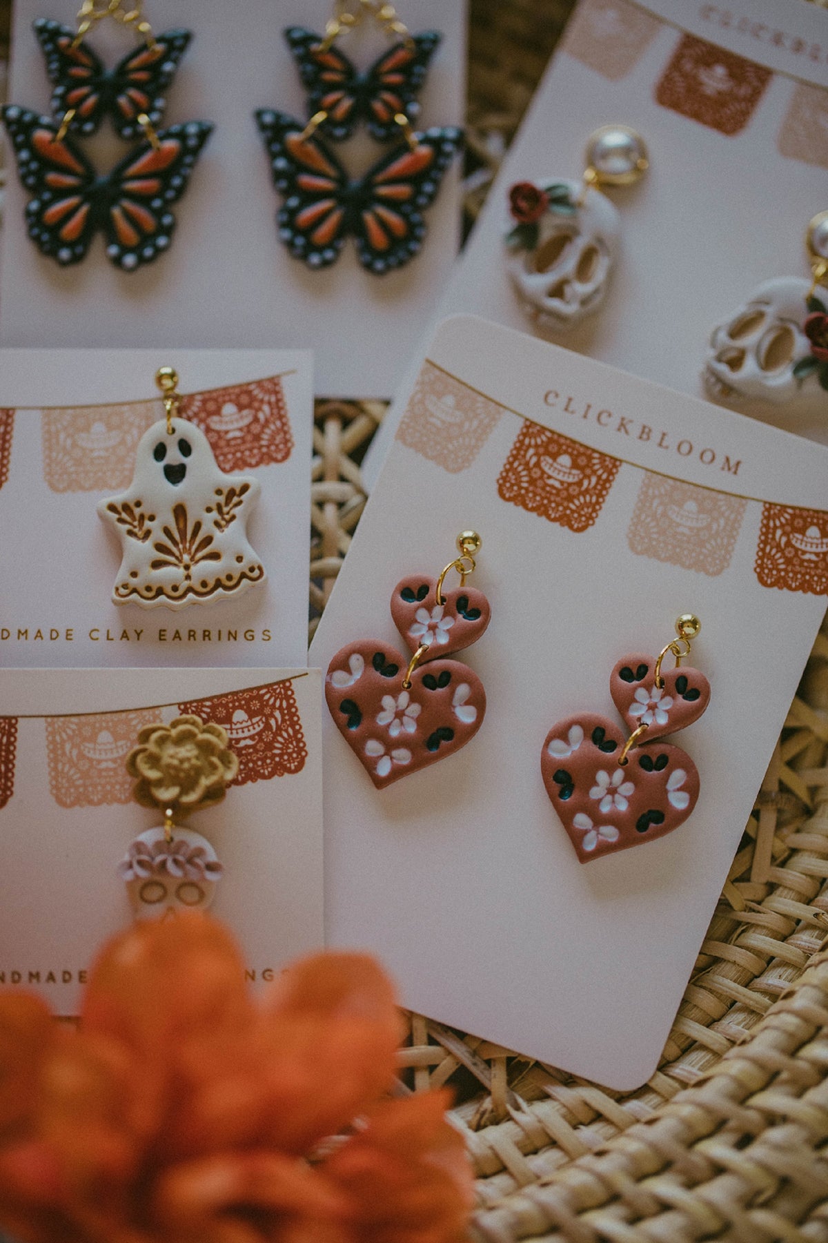 Handmade Heart Earrings