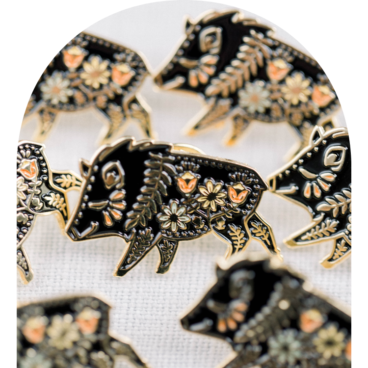 Javelina Enamel Pin