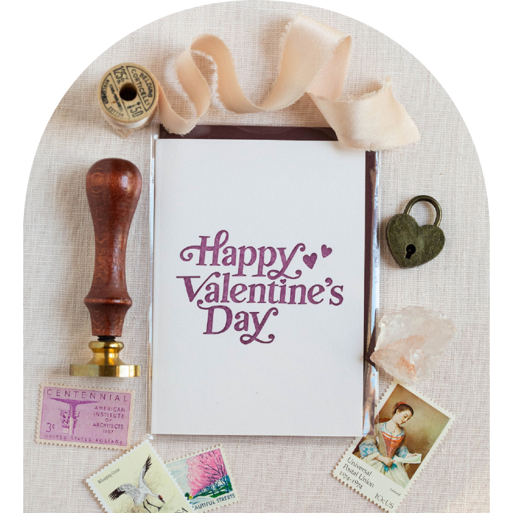 Valentine's Letterpress Card