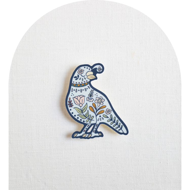 Quail Vinyl Sticker