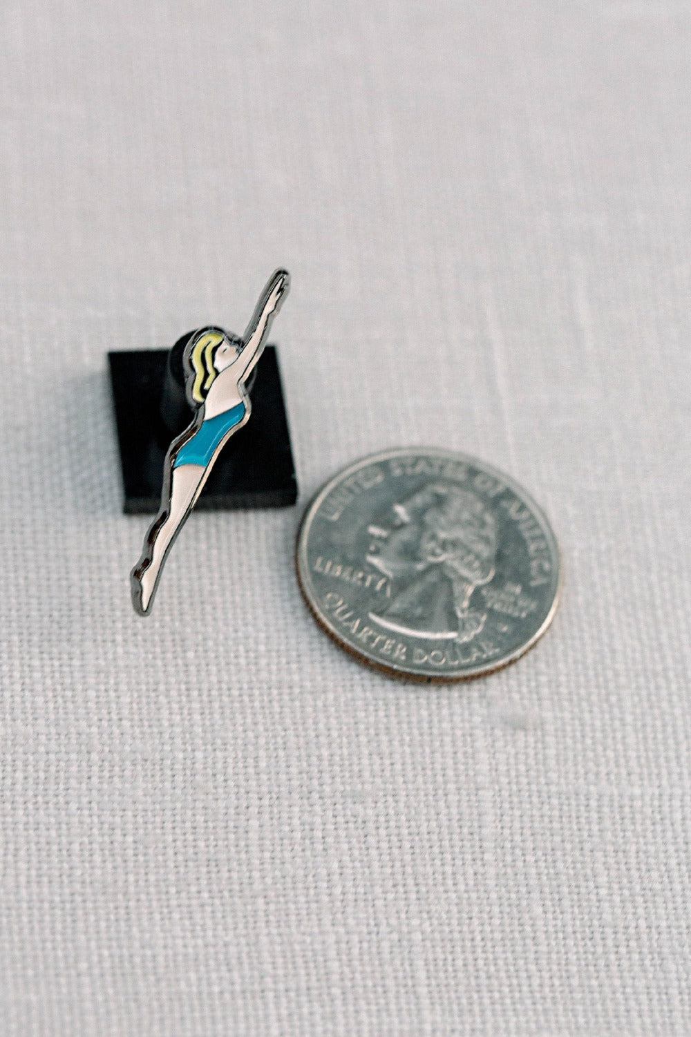 Mesa Diving Lady Enamel Pin