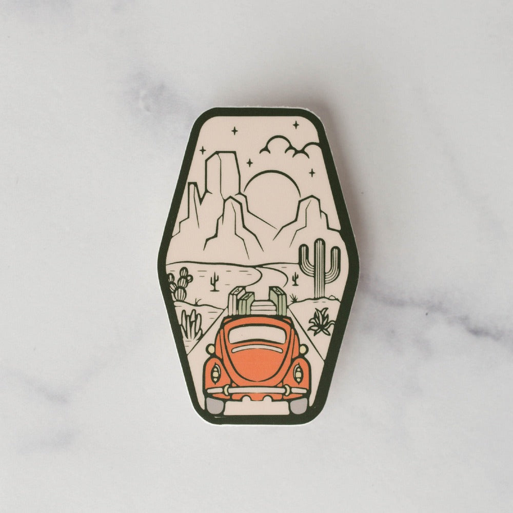 Arizona Desert Road Trip Vinyl Sticker Decal