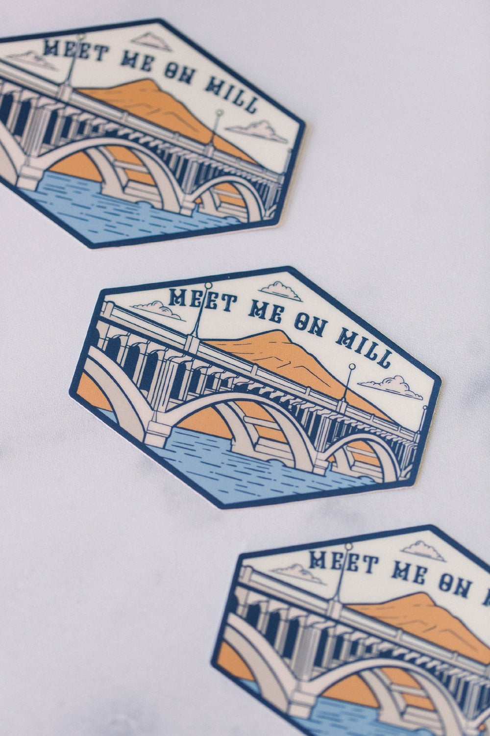 Mill Ave Tempe Arizona Vinyl Sticker