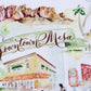 Watercolor Map of Downtown Mesa, Arizona