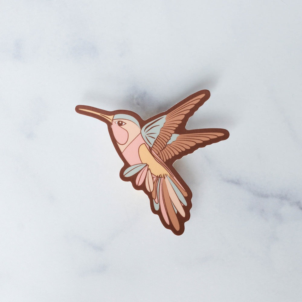 Wild Dream Hummingbird Vinyl Sticker Decal