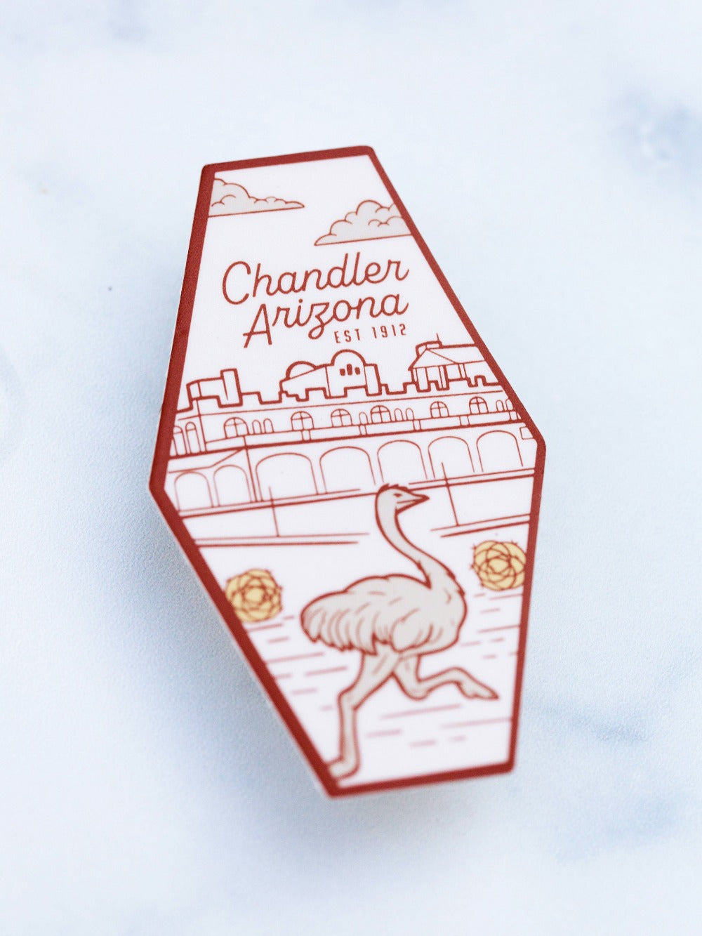 Chandler Arizona Vinyl Sticker