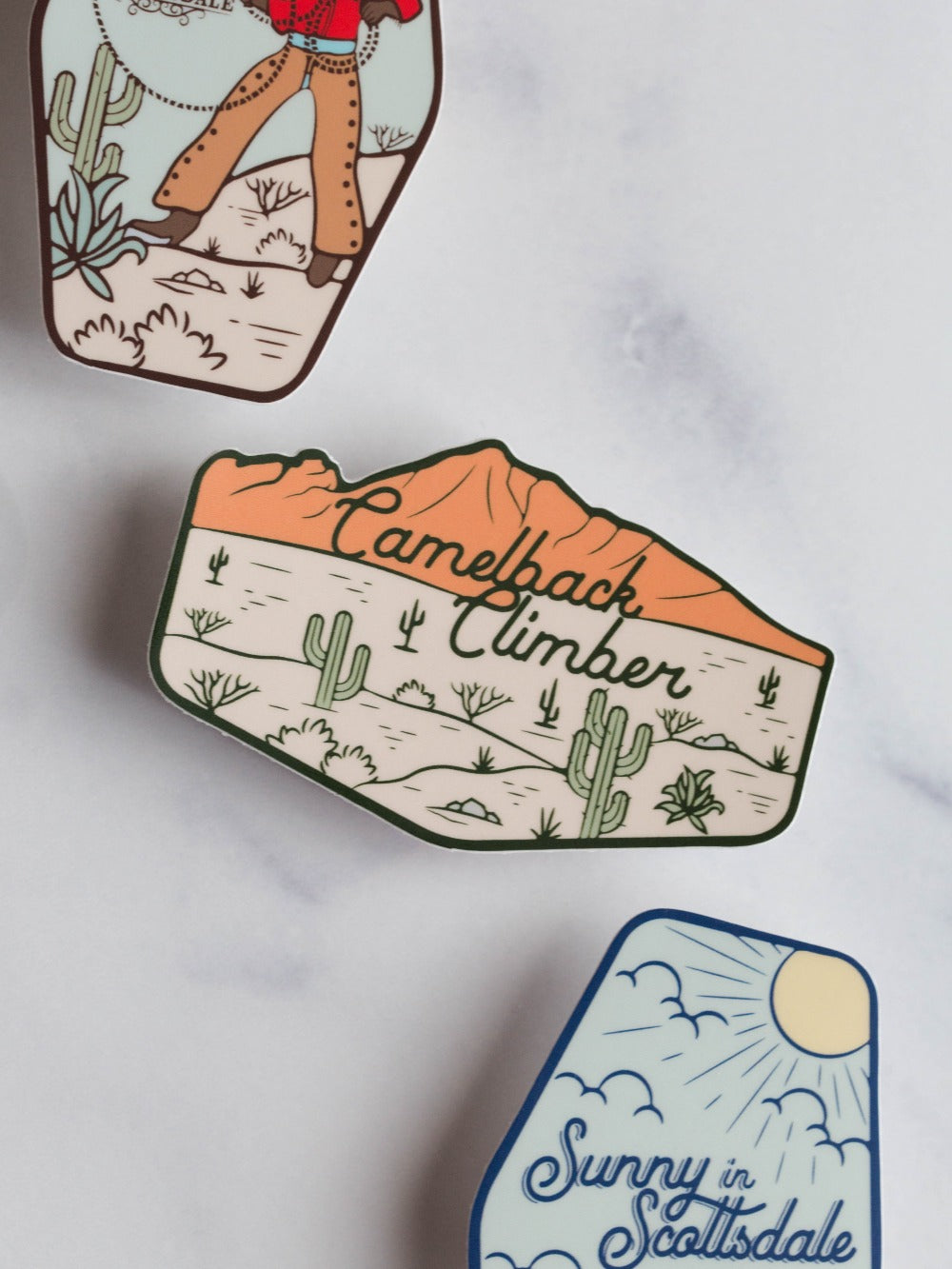 Scottsdale Arizona Vinyl Sticker Pack