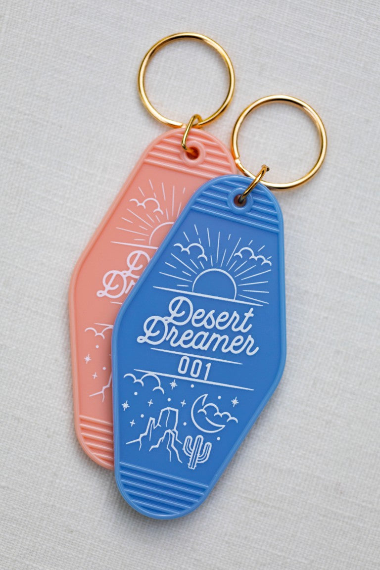 Desert Dreamer Hotel Keychain