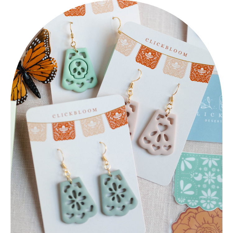 Papel Picado Earring Series