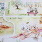 Watercolor Map of Queen Creek, Arizona