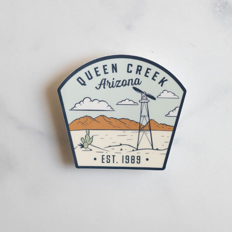 Queen Creek Vinyl Sticker