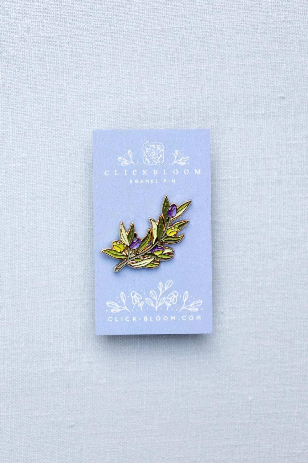 Olive Tree Pin Olive Branch Enamel Pin – Click Bloom