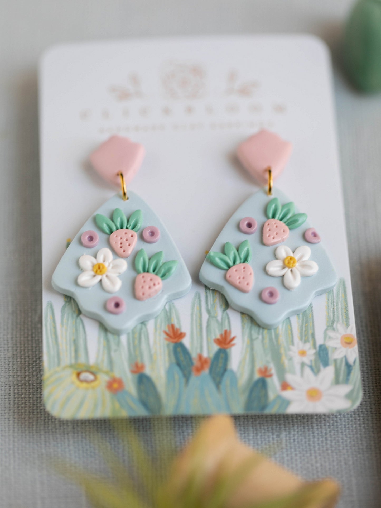 Click Bloom Pastel Earrings Series