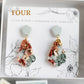 Terracotta Garden Clay Earrings