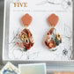 Terracotta Garden Clay Earrings