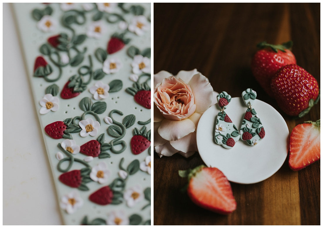 Summer Strawberry Earrings