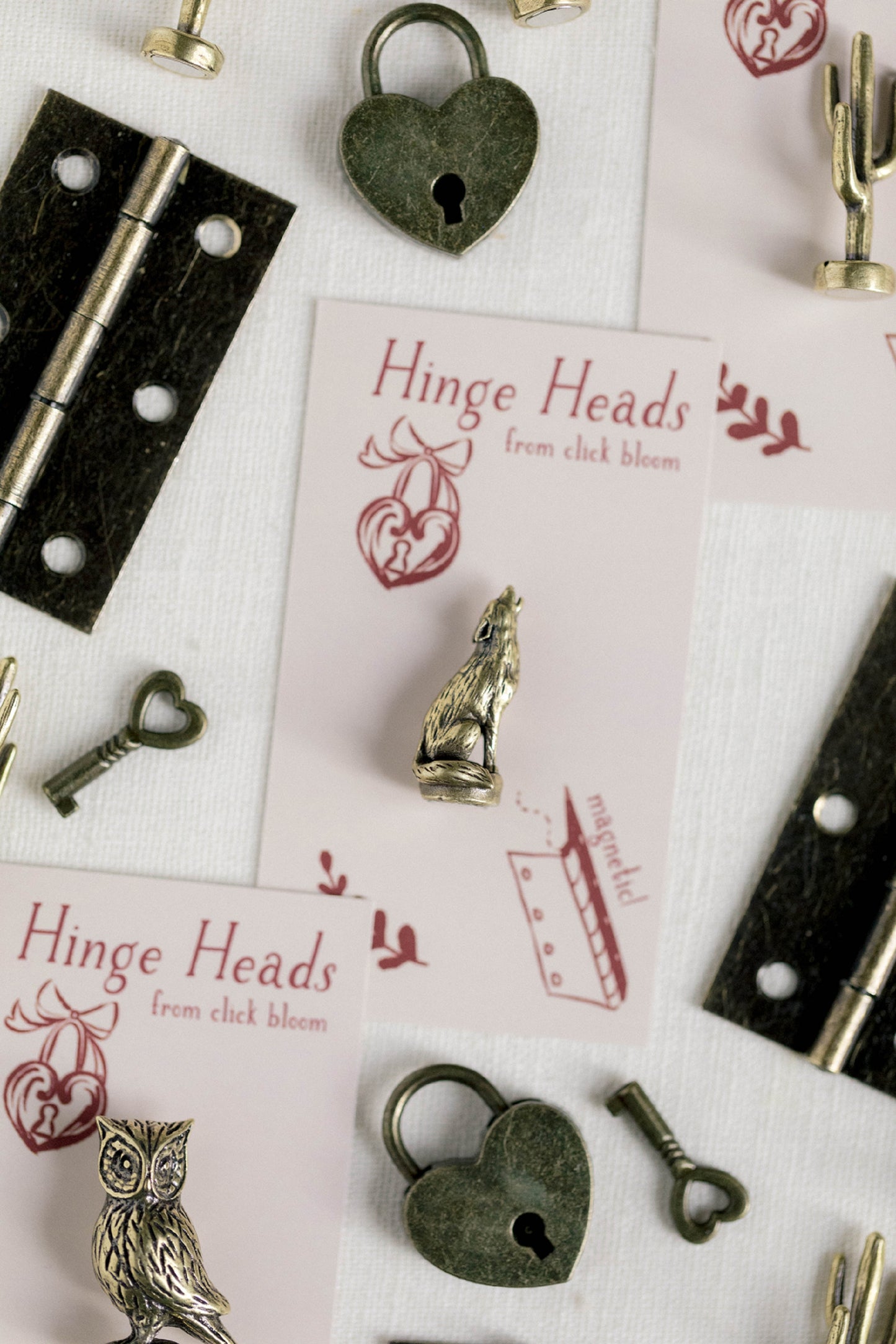 Hinge Heads – Desert Themed Door Hinge Figures