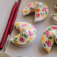 Wildflower Hand Painted Fortune Cookie