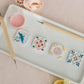 Painted Tile Magnet Set