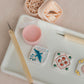 Painted Tile Magnet Set