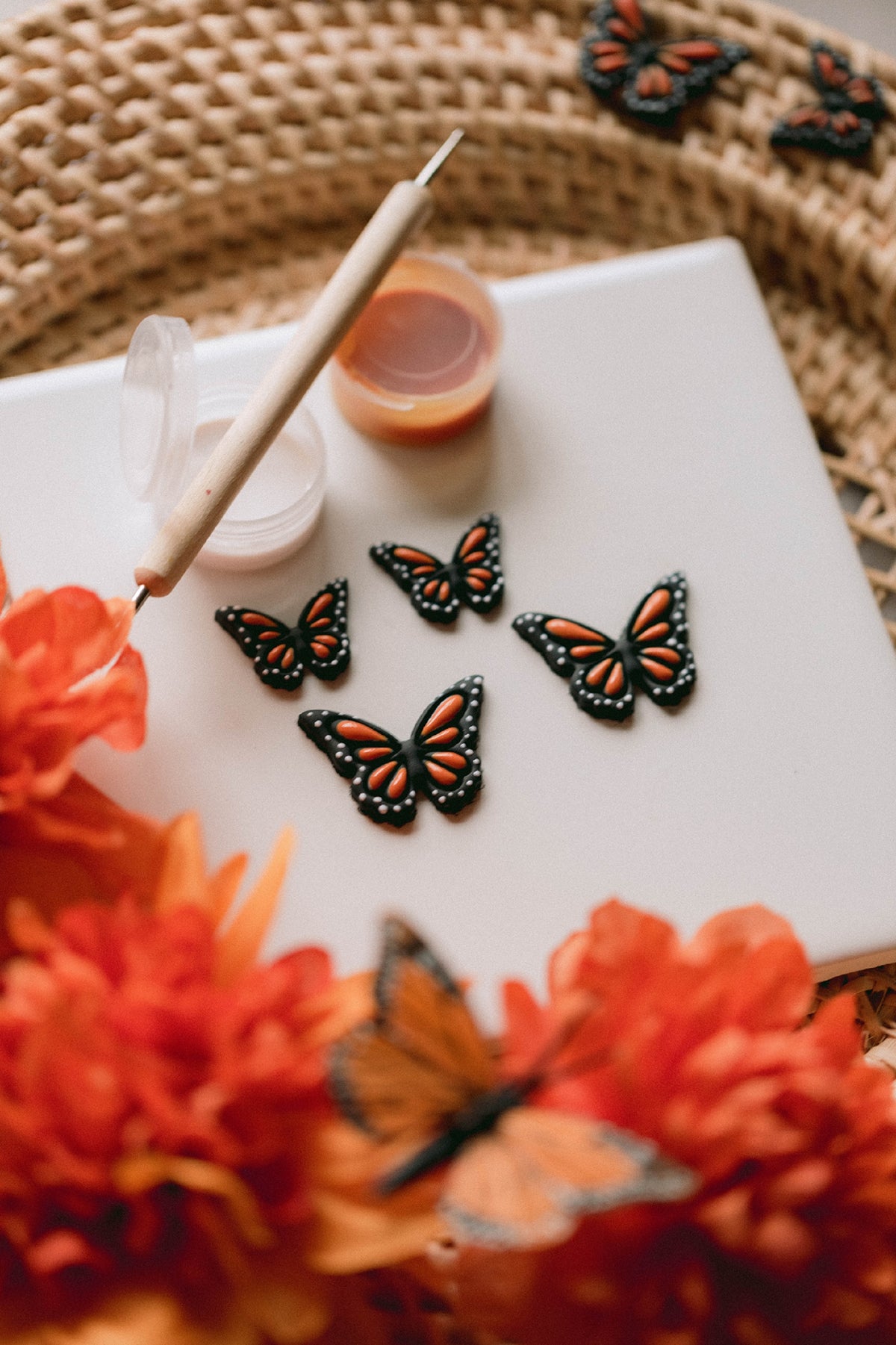 Monarch Butterfly Earrings