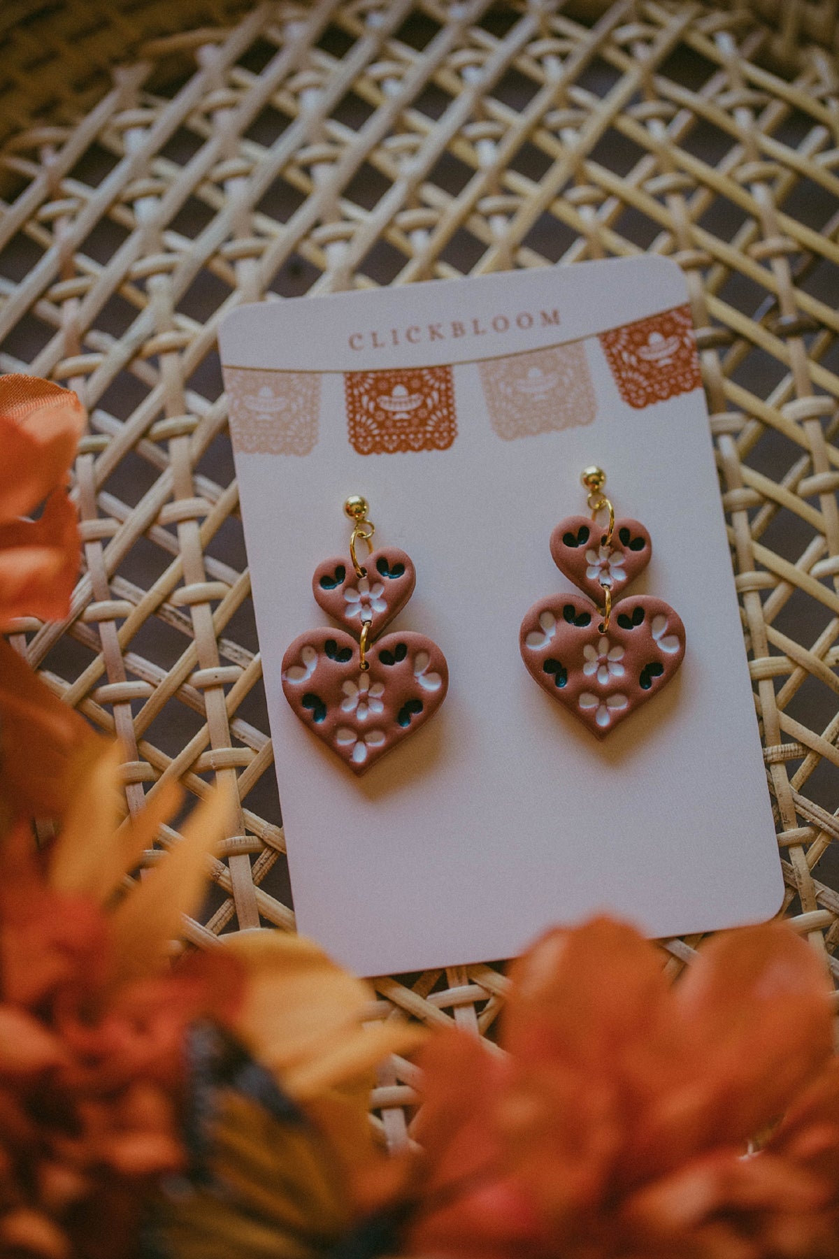 Handmade Heart Earrings