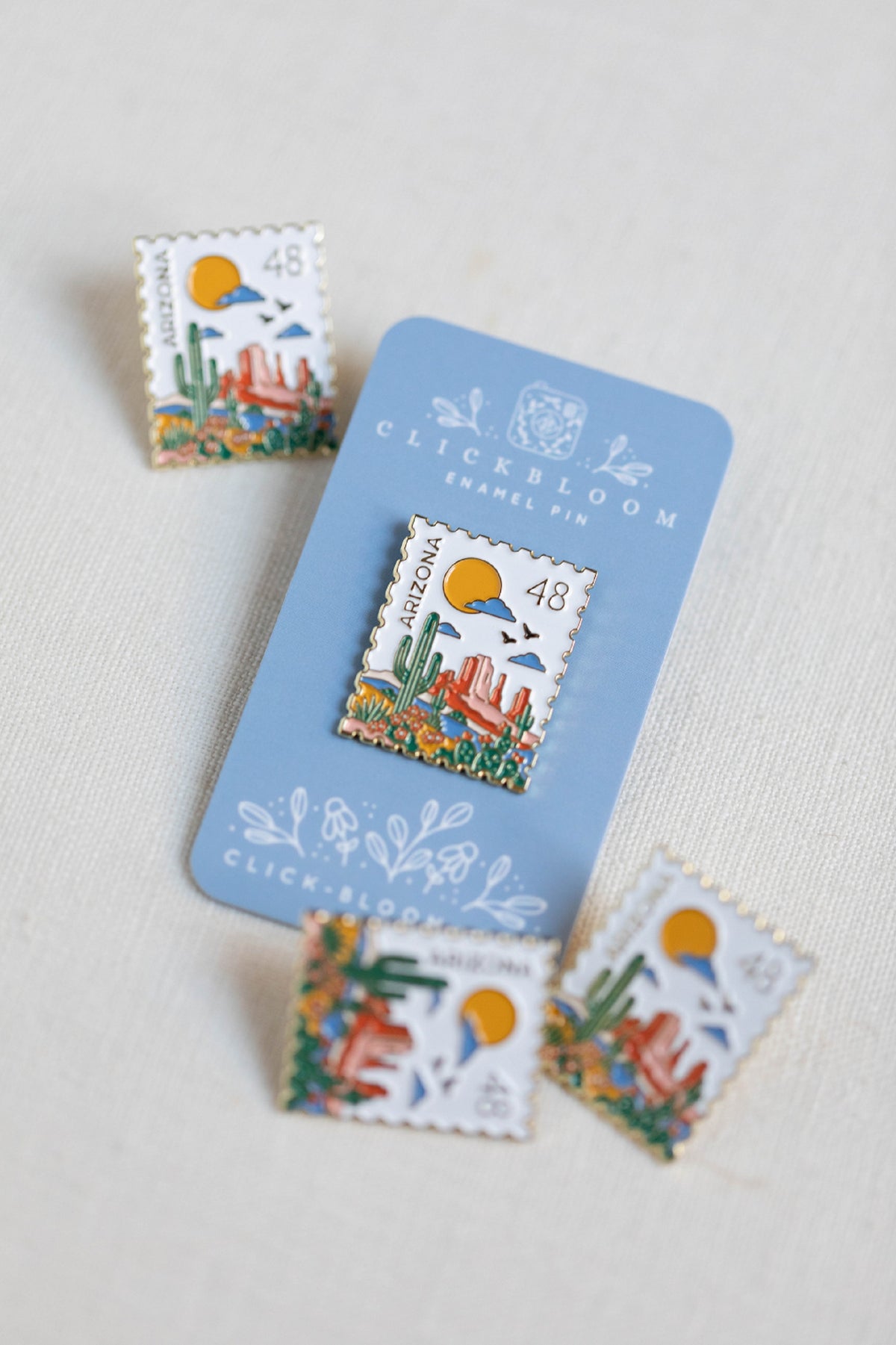 Arizona Postage Pin