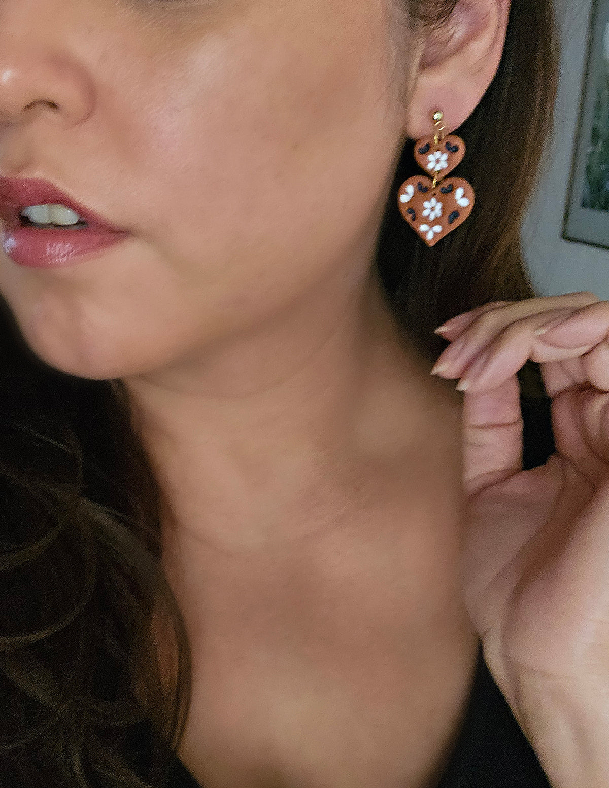 Handmade Heart Earrings