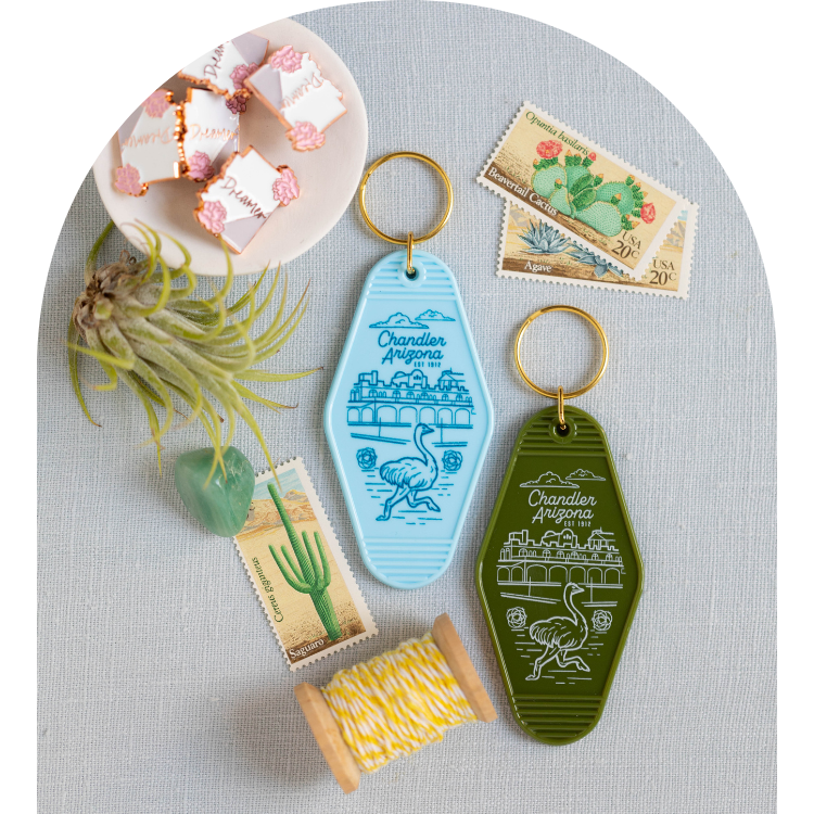 Chandler Arizona Hotel Keychain