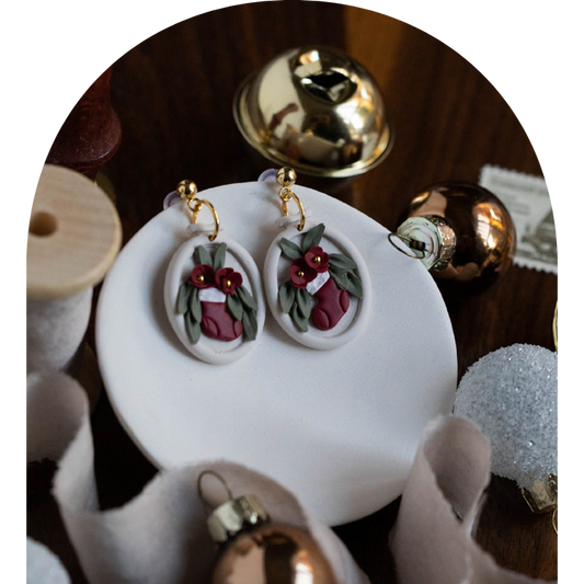Holiday Stocking Earrings