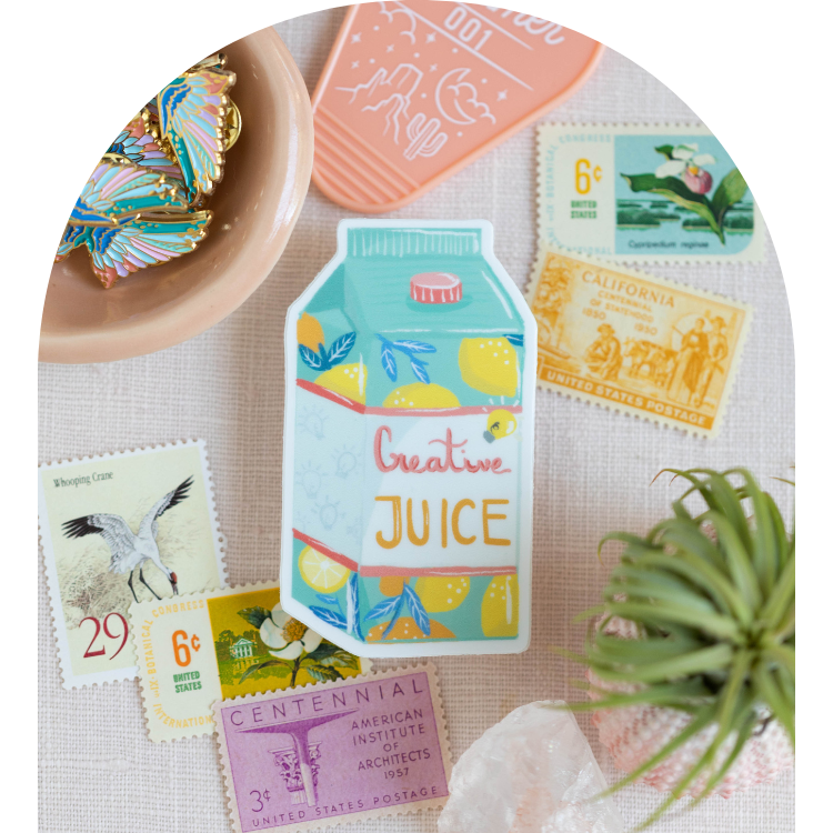 Creative Juice Vinyl Sticker