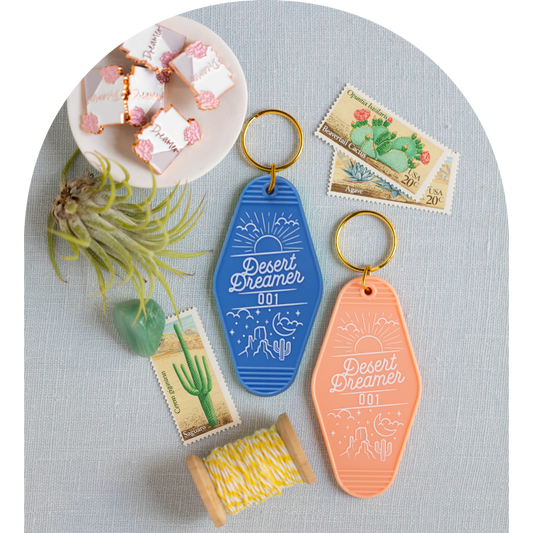 Desert Dreamer Hotel Keychain