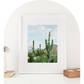 Double Exposure Saguaro Sky 8x10 Art Print