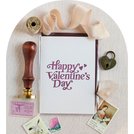 Valentine's Letterpress Card