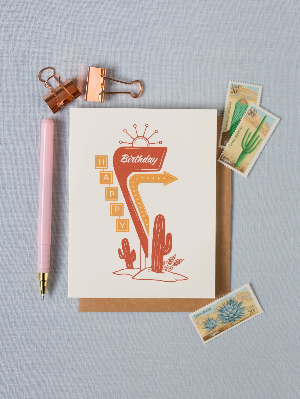 Letterpress Cards - Mix and Match 4