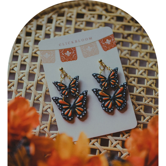 Monarch Butterfly Earrings