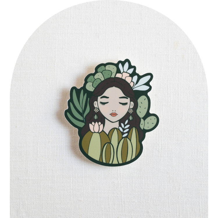 Cactus Queen Sticker
