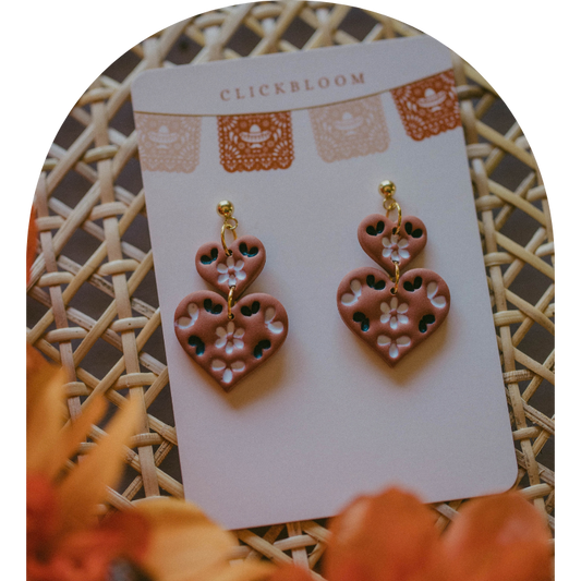 Handmade Heart Earrings