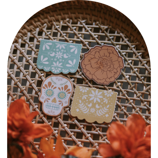 Dia De Los Muertos Day of the Dead Vinyl Sticker Pack
