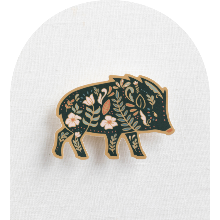 Javelina Vinyl Sticker – Click Bloom