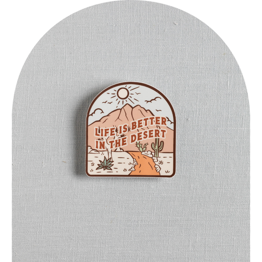 Life is Better in the Desert Vinyl Sticker
