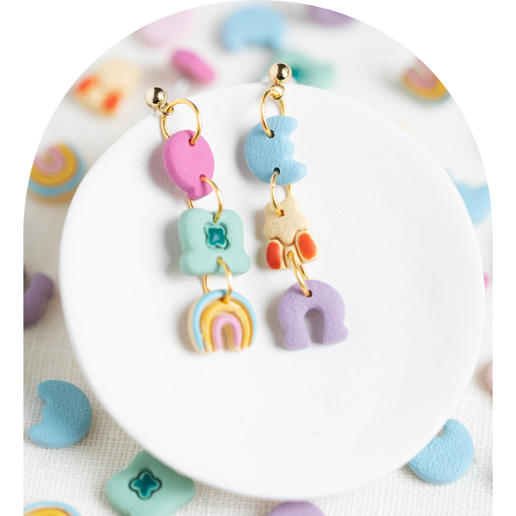 Lucky Clay Earrings