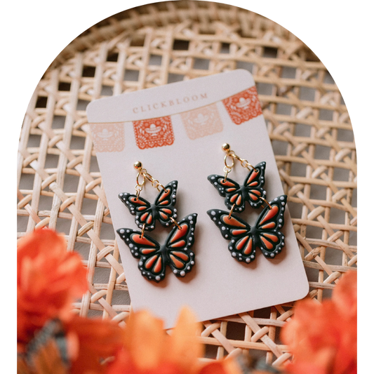 Monarch Butterfly Earrings