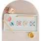 Painted Tile Magnet Set