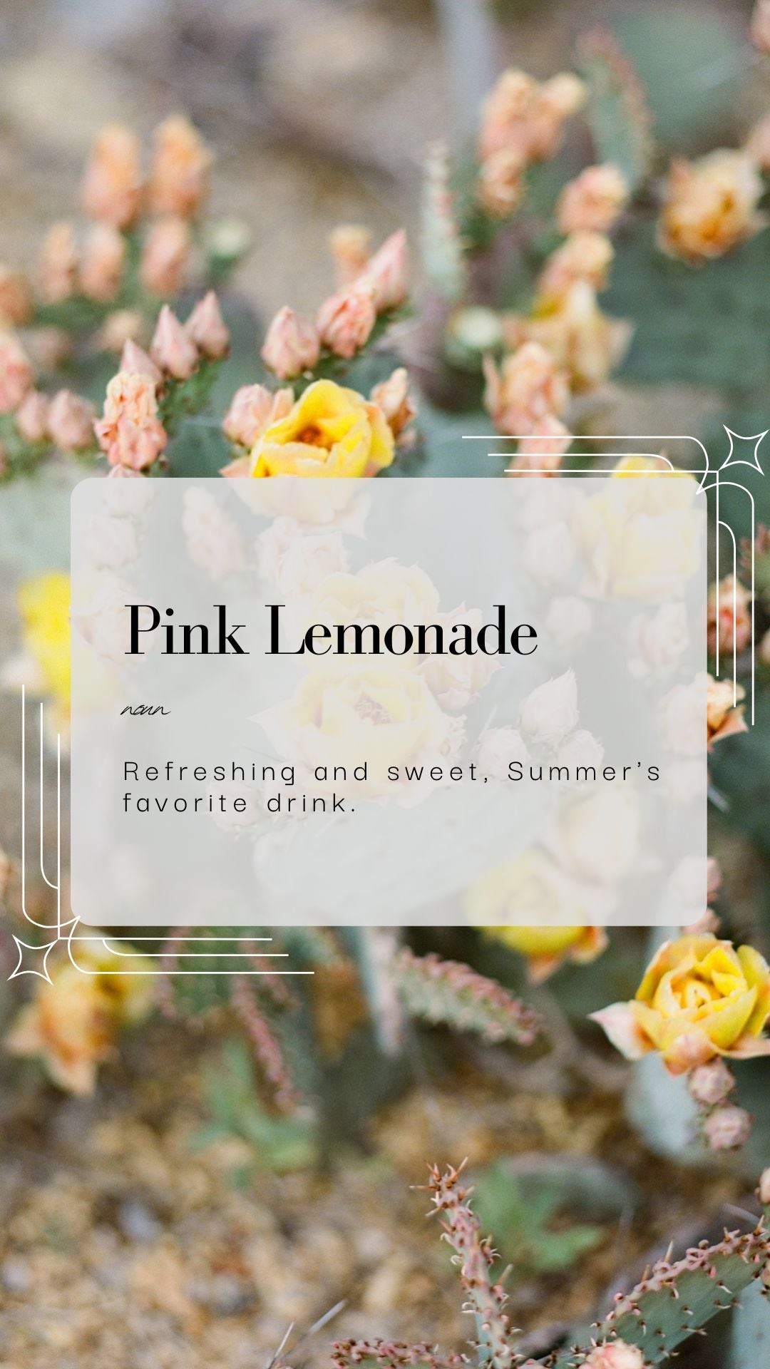 Pink Lemonade on Film Art Print