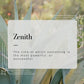 Zenith on Film Art Print