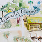 Watercolor Map of Downtown Chandler, Arizona