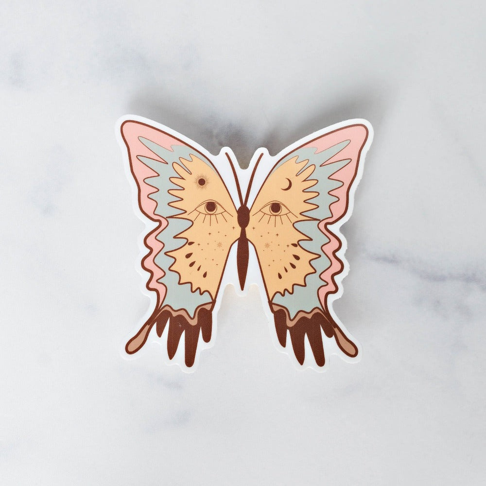 Wild Dream Butterfly Vinyl Sticker Decal